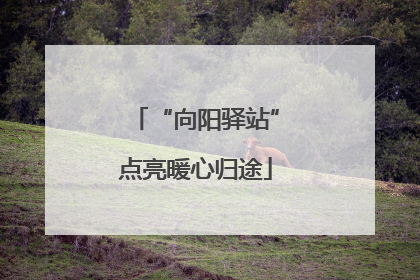 “向阳驿站”点亮暖心归途