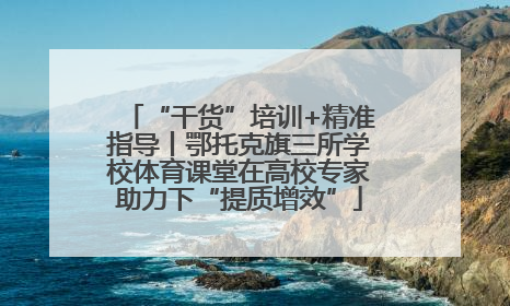 “干货”培训+精准指导丨鄂托克旗三所学校体育课堂在高校专家助力下“提质增效”