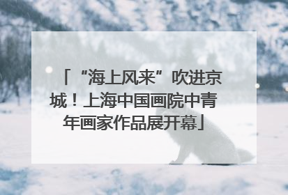 “海上风来”吹进京城！上海中国画院中青年画家作品展开幕