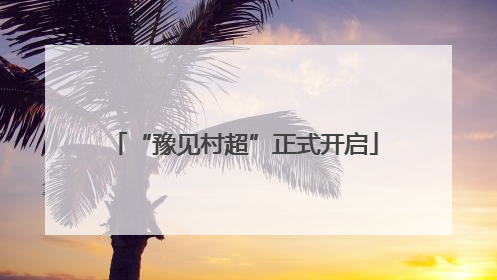 “豫见村超”正式开启