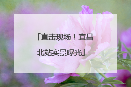 直击现场！宜昌北站实景曝光