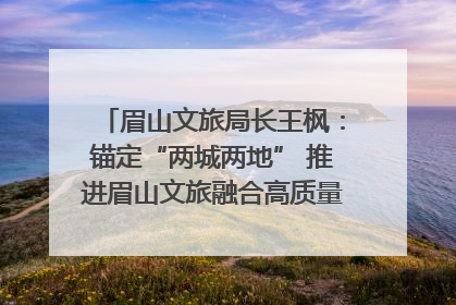 眉山文旅局长王枫：锚定“两城两地” 推进眉山文旅融合高质量发展｜文旅局长说