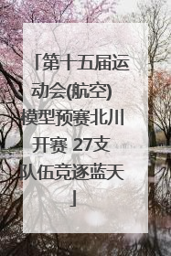 第十五届运动会(航空)模型预赛北川开赛 27支队伍竞逐蓝天