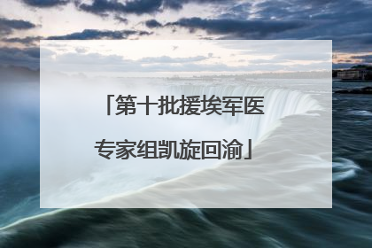 第十批援埃军医专家组凯旋回渝
