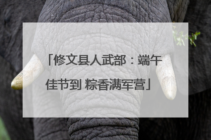 修文县人武部：端午佳节到 粽香满军营