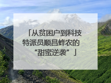 从贫困户到科技特派员顺昌蜂农的“甜蜜逆袭”