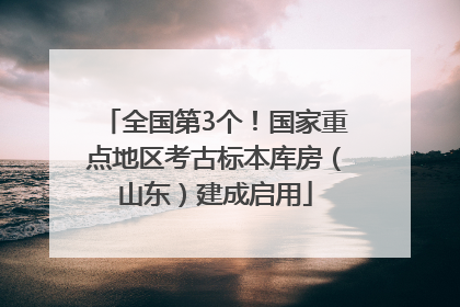 全国第3个！国家重点地区考古标本库房（山东）建成启用