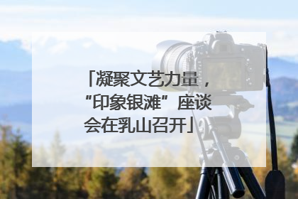凝聚文艺力量，“印象银滩”座谈会在乳山召开