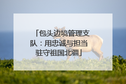 包头边境管理支队：用忠诚与担当驻守祖国北疆