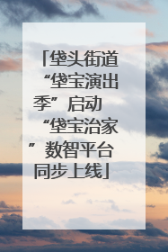 垡头街道“垡宝演出季”启动 “垡宝治家”数智平台同步上线