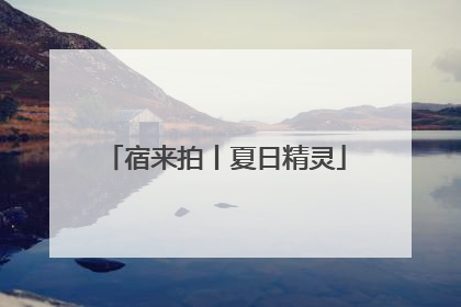 宿来拍丨夏日精灵