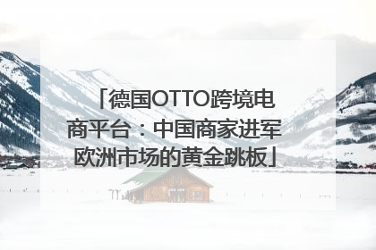 德国OTTO跨境电商平台：中国商家进军欧洲市场的黄金跳板