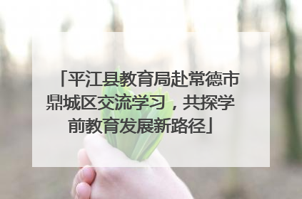 平江县教育局赴常德市鼎城区交流学习，共探学前教育发展新路径