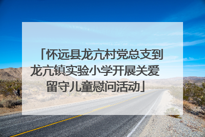 怀远县龙亢村党总支到龙亢镇实验小学开展关爱留守儿童慰问活动