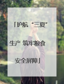 护航“三夏”生产 筑牢粮食安全屏障