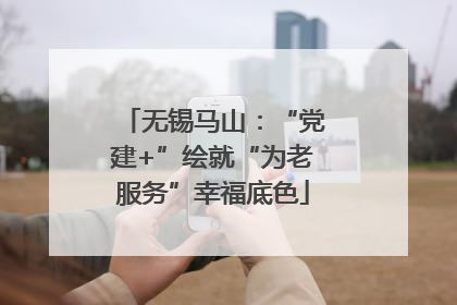 无锡马山：“党建+”绘就“为老服务”幸福底色