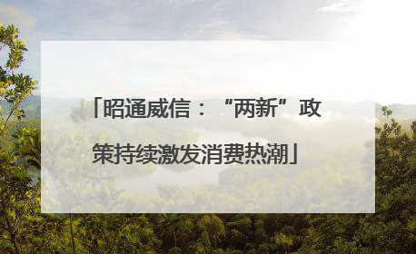 昭通威信：“两新”政策持续激发消费热潮