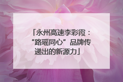 永州高速李彩霞：“路瑶同心”品牌传递出的新源力