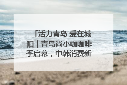 活力青岛 爱在城阳｜青岛尚小咖咖啡季启幕，中韩消费新场景点燃夏日热情