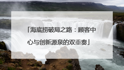 海底捞破局之路：顾客中心与创新源泉的双重奏