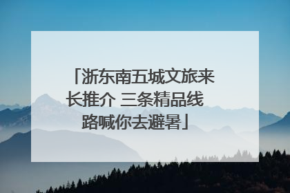 浙东南五城文旅来长推介 三条精品线路喊你去避暑