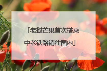老挝芒果首次搭乘中老铁路销往国内