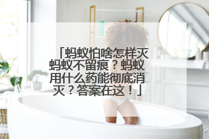 蚂蚁怕啥怎样灭蚂蚁不留痕？蚂蚁用什么药能彻底消灭？答案在这！