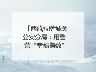 西藏拉萨城关公安分局：用警营“幸福指数”带动提升队伍“战力指数”