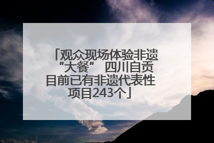 观众现场体验非遗“大餐” 四川自贡目前已有非遗代表性项目243个