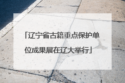 辽宁省古籍重点保护单位成果展在辽大举行