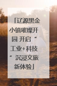 辽源黑金小镇璀璨开园 开启“工业+科技”沉浸文旅新体验