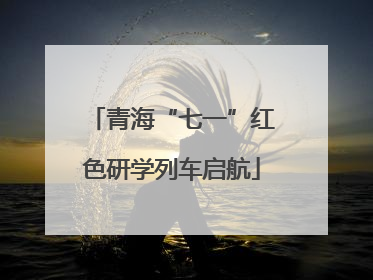 青海“七一”红色研学列车启航