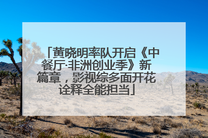 黄晓明率队开启《中餐厅·非洲创业季》新篇章，影视综多面开花诠释全能担当