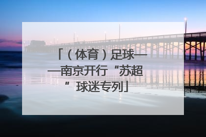（体育）足球——南京开行“苏超”球迷专列