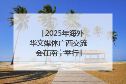 2025年海外华文媒体广西交流会在南宁举行
