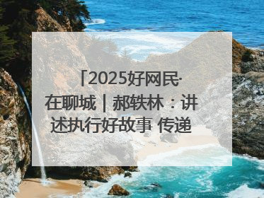 2025好网民·在聊城｜郝轶林：讲述执行好故事 传递司法正能量
