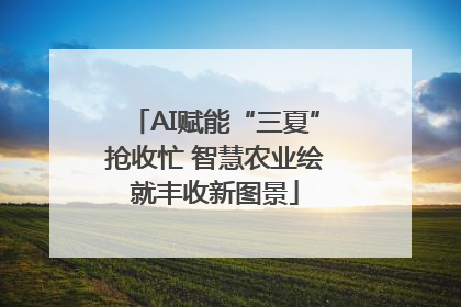 AI赋能“三夏”抢收忙 智慧农业绘就丰收新图景